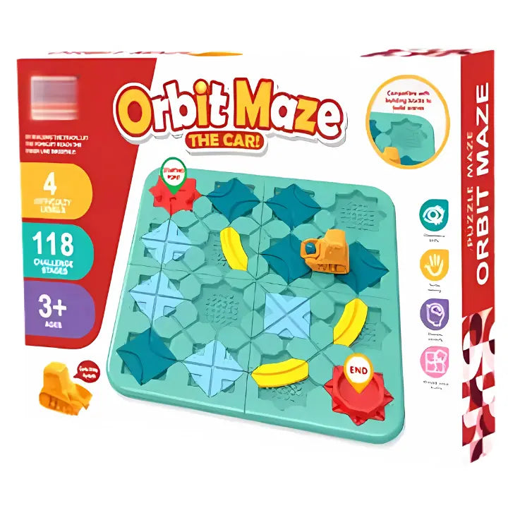 Orbit Maze Car Game Board For Kids