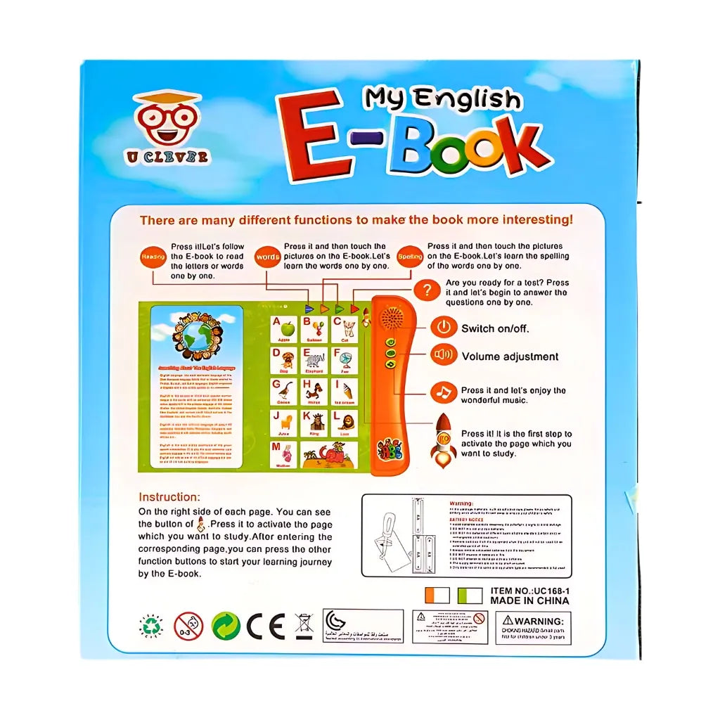 My English Educational & Learning E-Book For Kids