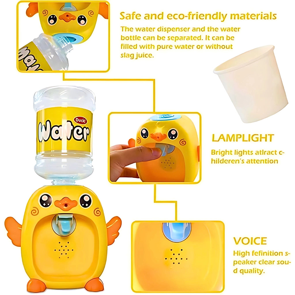 Cute Mini Duck Water Dispenser For Kids